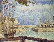 Georges Seurat The Sunday of Port en bessin oil painting picture wholesale